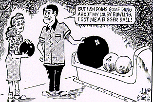 Bowling Cartoon